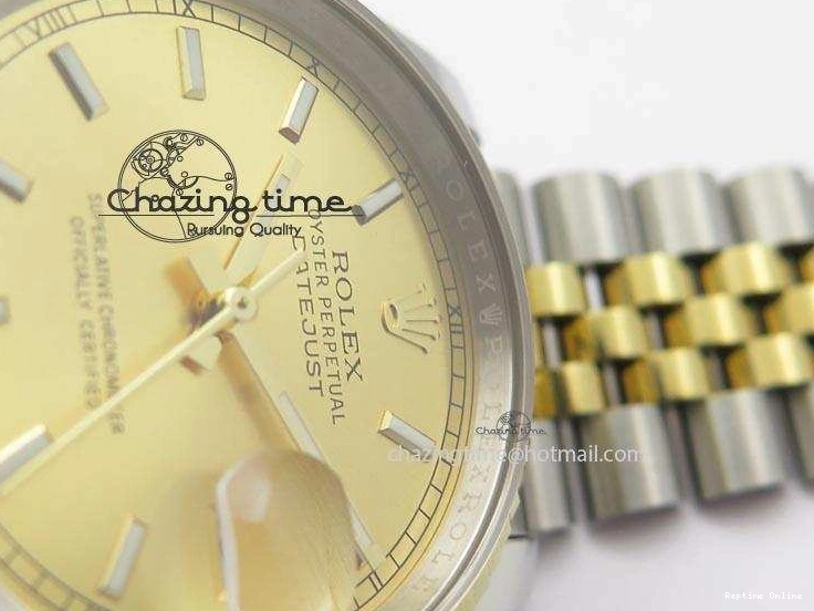 0415 MultiPurpose DateJust 116234 BP Best Edition SS YG Gold Dial On SS Bracelet A2824 V 3942